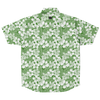 Aloha Net Short Sleeve Button Down Shirt - Green