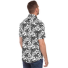 Aloha Net Short Sleeve Button Down Shirt - Black