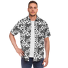 Aloha Net Short Sleeve Button Down Shirt - Black