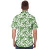 Aloha Net Short Sleeve Button Down Shirt - Green