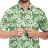 Aloha Net Short Sleeve Button Down Shirt - Green