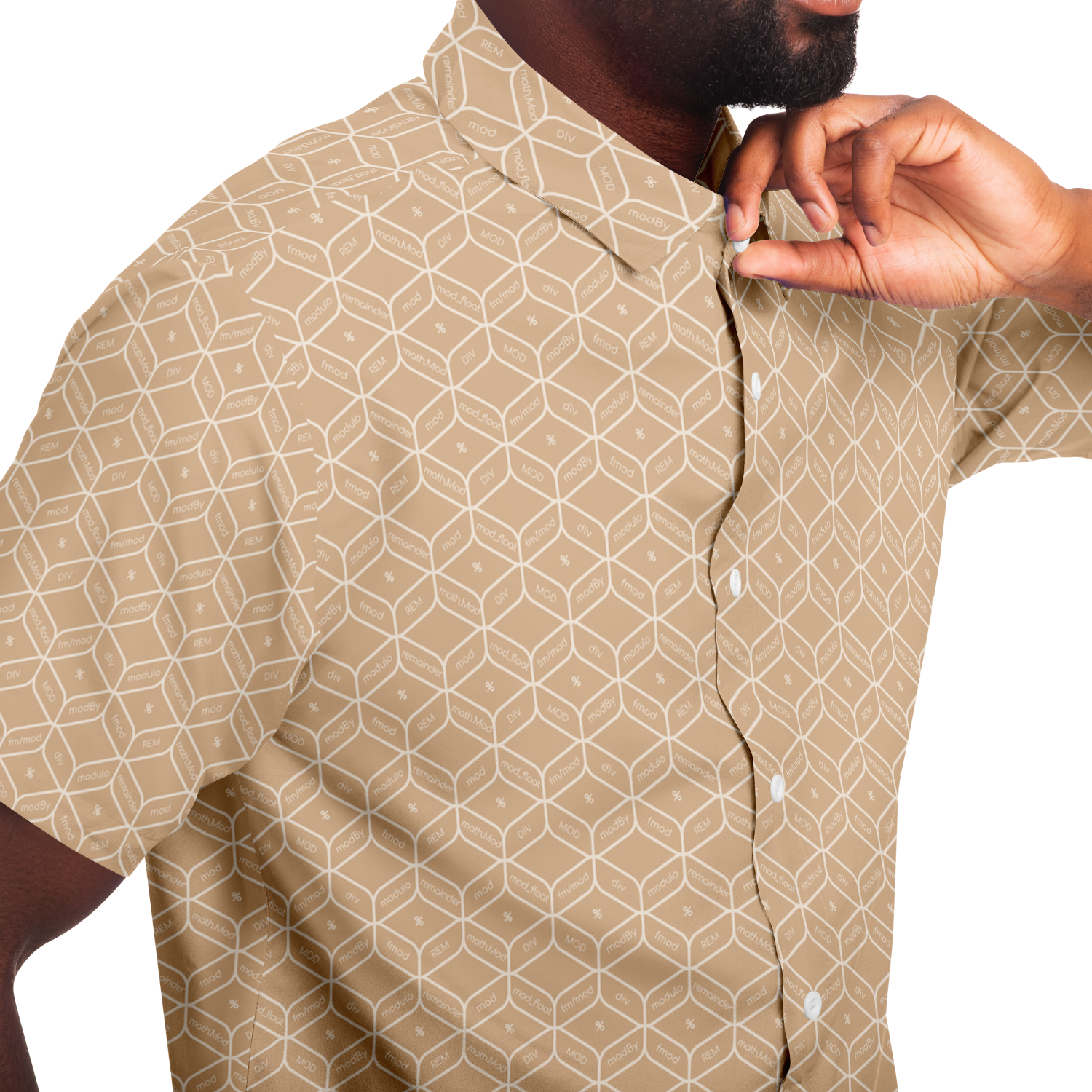 Modulo Short Sleeve Button Down Shirt - Khaki - Modulo Gear