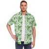 Aloha Net Short Sleeve Button Down Shirt - Green