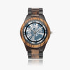 Indian Ebony Wooden Watch - Blue